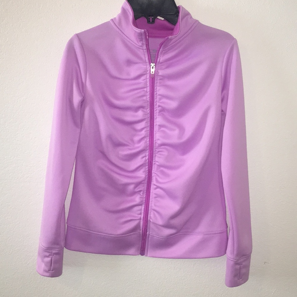 Violet exercise jacket